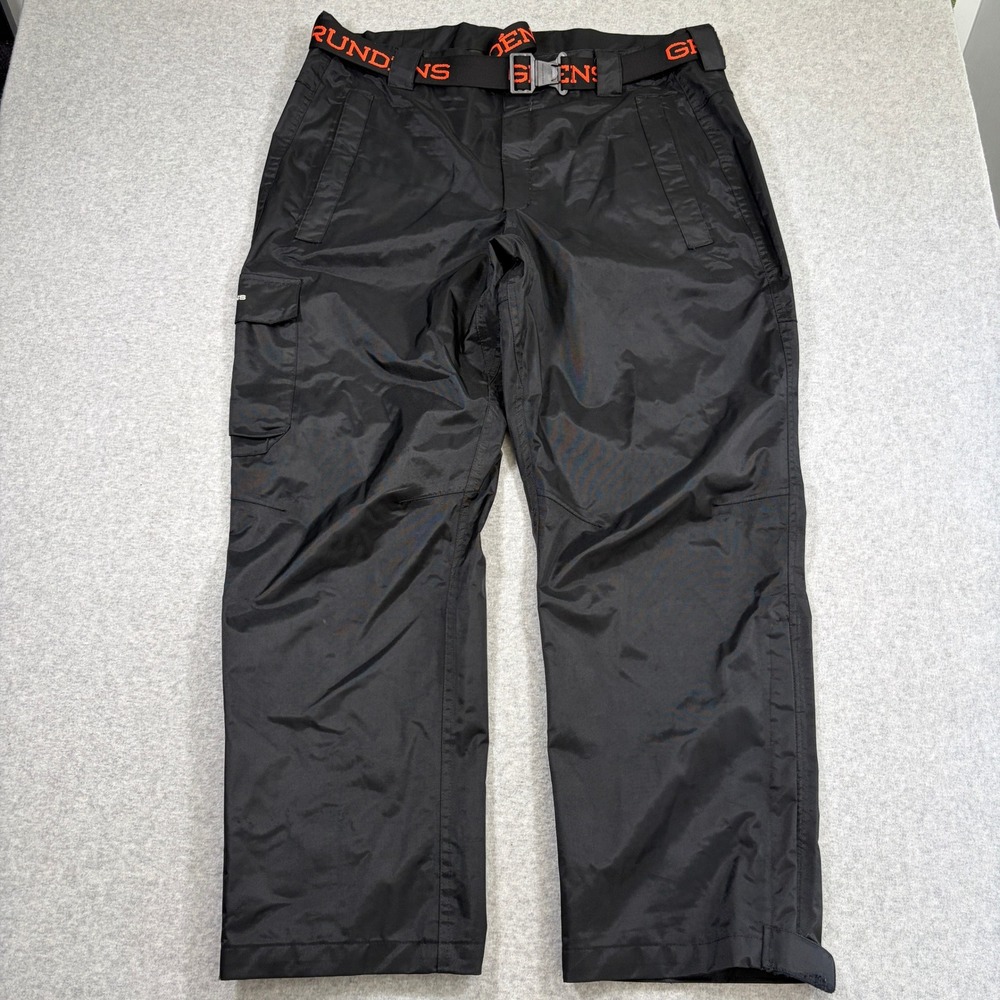 Grundens Weather Watch Pant Water Resistant Cargo Pants Men's XL Black Fishing